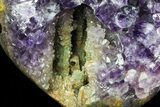 Purple Amethyst Crystal Heart - Uruguay #76777-2